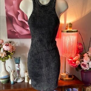 Black or Brown Sleeveless Ribbed Dress By Lulus